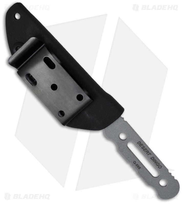 TOPS Knives Desert Dingo Fixed Blade Knife (3.25" Gray Plain) DTDO-01