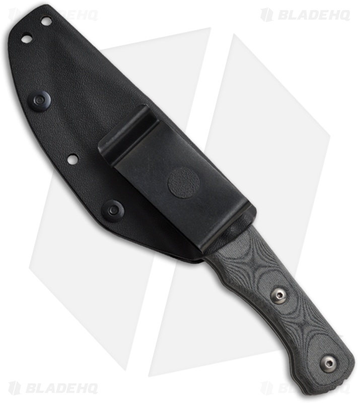 TOPS Knives Eagles Shadow Knife Fixed Blade (3.5" Black Plain) ESH-01