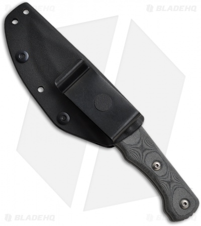 TOPS Knives Eagles Shadow Knife Fixed Blade (3.5" Black Plain) ESH-01