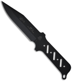 TOPS Knives HIT 5 Helo Insertion Team Fixed Blade Knife (5.5" Black Plain) HIT-5