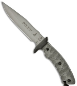 TOPS Knives Apache Falcon Knife Fixed Blade (6.25" Grey Plain) AFAL-01