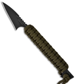 TOPS Knives Hoffman Harpoon Knife Fixed Blade (2.5&quot; Black Plain) | 24696