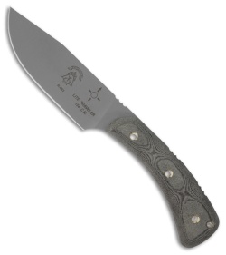 TOPS Knives Pasayten Lite Traveler Knife Fixed Blade (5.25" Grey) P001