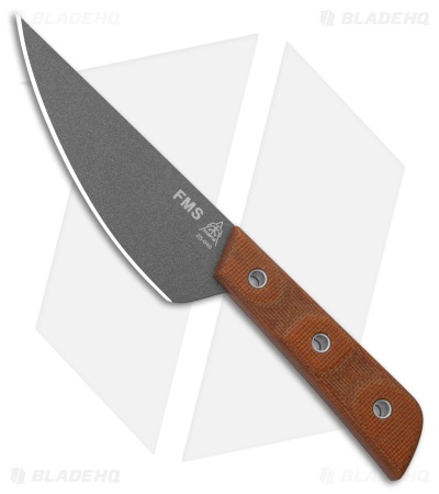 TOPS Knives Frog Market Special Mini Fixed Blade Knife Micarta (3.25" Cerakote)