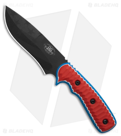 TOPS Knives Mountain Lion Hunter Point Fixed Blade Knife Freedom  (5.5" Black)