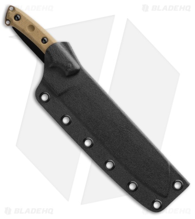 TOPS Knives El Chete Mini Fixed Blade Knife Green Micarta (5.5" Midnight Bronze)