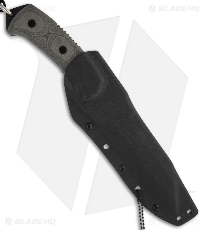 TOPS Knives Smoke Jumper Knife Fixed Blade (6.5" Black Plain) SJ626