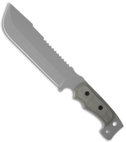 TOPS Knives M4X Punisher War Zone Knife (8.5" Gray Plain) M4X-01