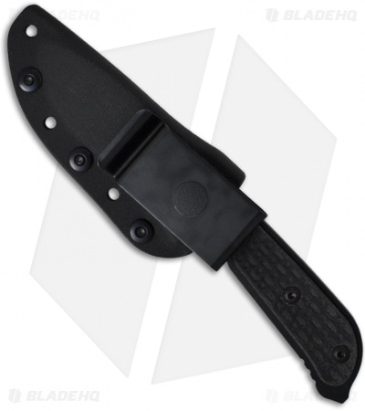 TOPS Knives MIL-SPIE 3 Fixed Blade Knife (3.5" Black) MIL-03