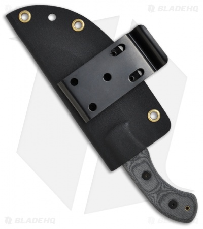TOPS Knives Mini Tom Brown Tracker #4 Fixed Blade Knife (3.5" Black) TBT-040