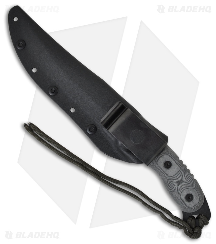 TOPS Knives Moccasin Ranger Knife (6.5" Black Plain) MR88
