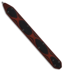 TOPS Knives S.O.P. Elite Red/Black G-10 Pen (Black Ink) SOP-001