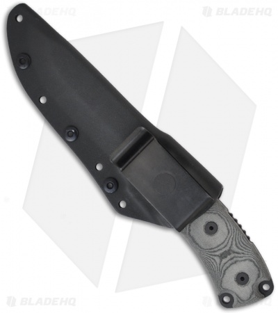 TOPS Knives Steel Eagle 105 Fixed Blade Knife (5" Black Plain) 105HP