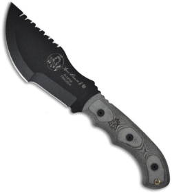 TOPS Knives Tom Brown Tracker #1 Fixed Blade Knife (6.375&quot; Black) TBT-010 | 2447