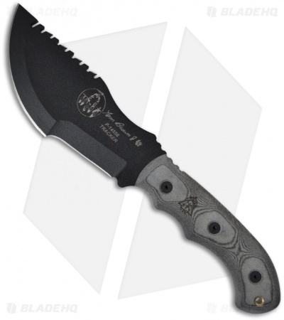 TOPS Knives Tom Brown Tracker #1 Fixed Blade Knife (6.375" Black) TBT-010