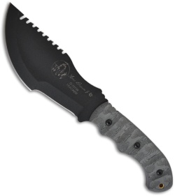 TOPS Knives Tom Brown Tracker #1 Fixed Blade Knife + RMT (6.375&quot; Black) TBT-010 | 18107