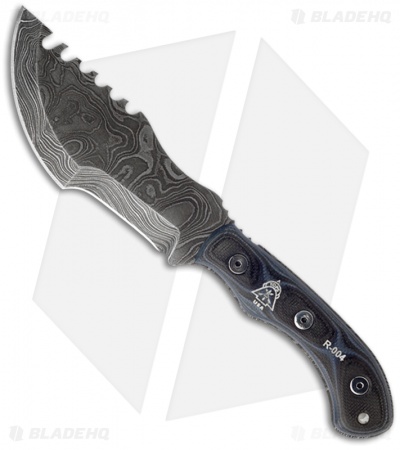 TOPS Knives Mini Tom Brown Tracker #4 Knife (3.5" Damascus) TBT-DAM4