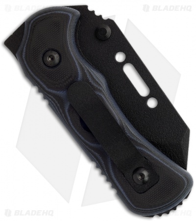 TOPS Knives XcEST-Delta Liner Lock Folding Knife (3.375" Black Plain)