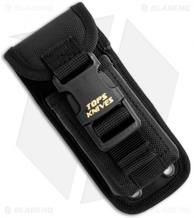 TOPS Knives XcEST-Delta Liner Lock Folding Knife (3.375" Black Plain)