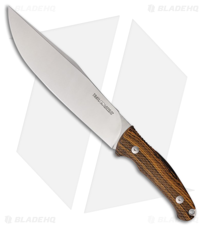 Viper Knives Trail Fixed Blade Bocote Clip Point Satin N690