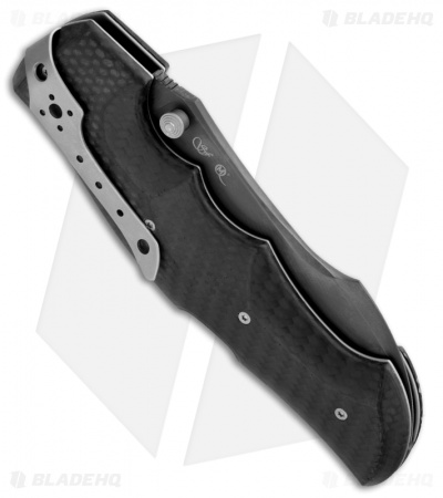 Viper Knives Rhino Folding Knife Carbon Fiber (4.25" Black Plain) V5904FC