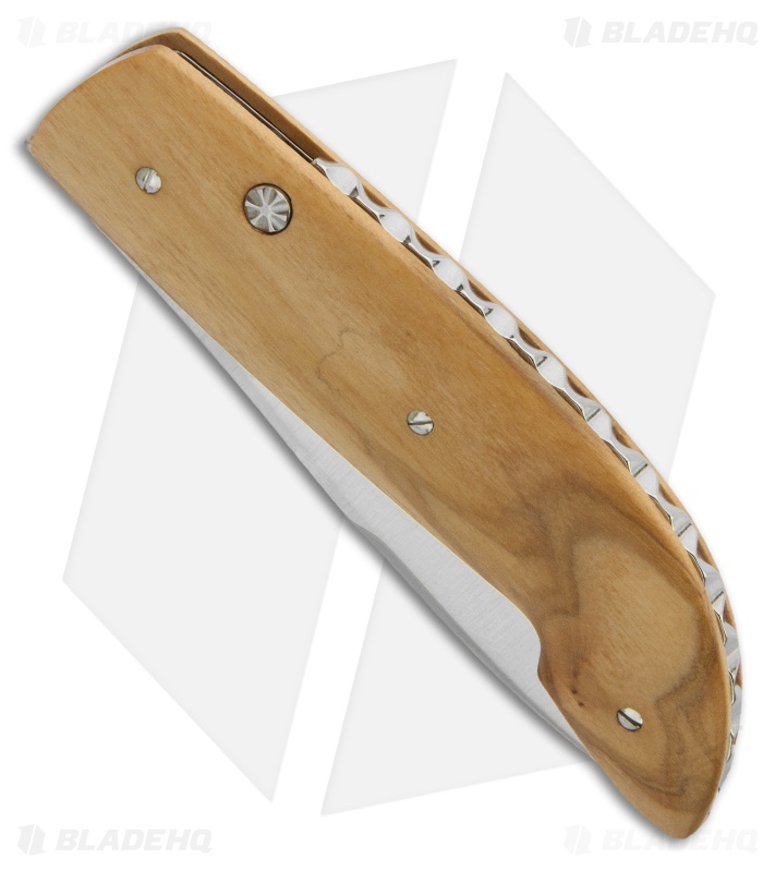 Viper Knives Gent Folding Knife w/ Olive Wood  (2.63" Satin Plain) V5760UL