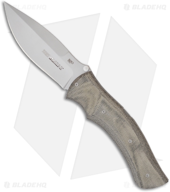Viper Knives Start Folding Knife w/ Green Micarta (4" Bead Blast