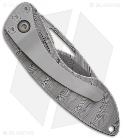 Viper Knives Slim Gentleman's Knife Ebony Wood (2" Damascus) VA5353EB