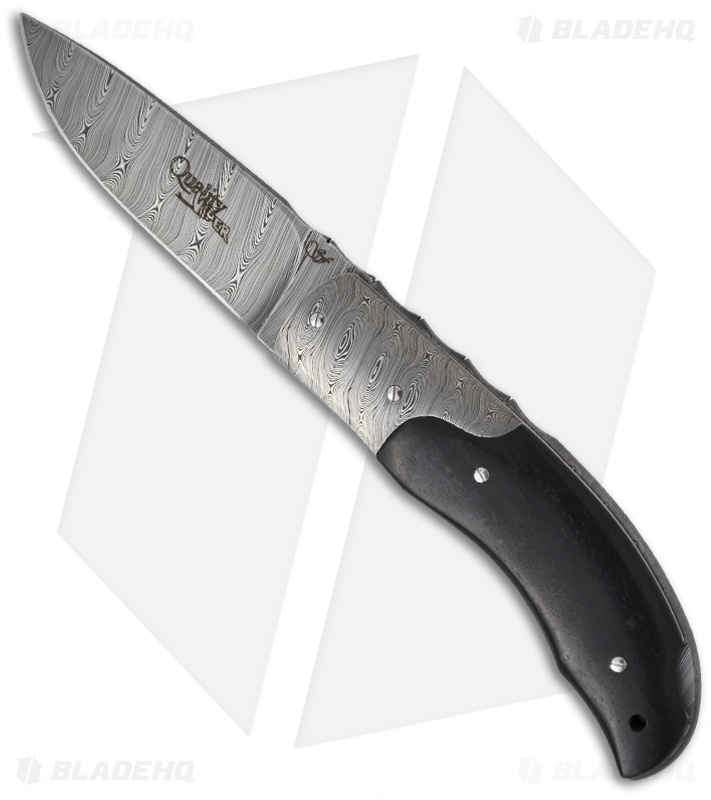 Viper Knives Quality Damascus Folding Knife w/ Ebony VA5550 EB