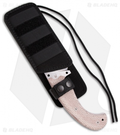 Viper Knives Tank Knife Fixed Blade w/ Tan Scales (6" Stonewash) VT4004SW