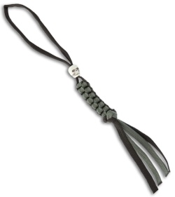 Para-Cord Wilson Tactical Lanyard Parachute Cord Black & Grey (Skull)