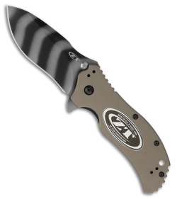 Zero Tolerance Zero Tolerance 0350 20th Anniversary A/O Knife FDE Al (3.25" Tiger Stripe) - $224.00 at Blade HQ