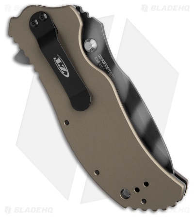 Zero Tolerance 0350 20th Anniversary A/O Knife FDE Al (3.25" Tiger Stripe)