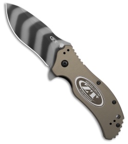 Zero Tolerance 0350 20th Anniversary A/O Knife FDE Al (3.25" Tiger Stripe)