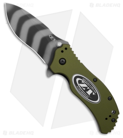 Zero Tolerance 0350 20th Anniversary A/O Knife OD Green Al (3.25" Tiger Stripe)
