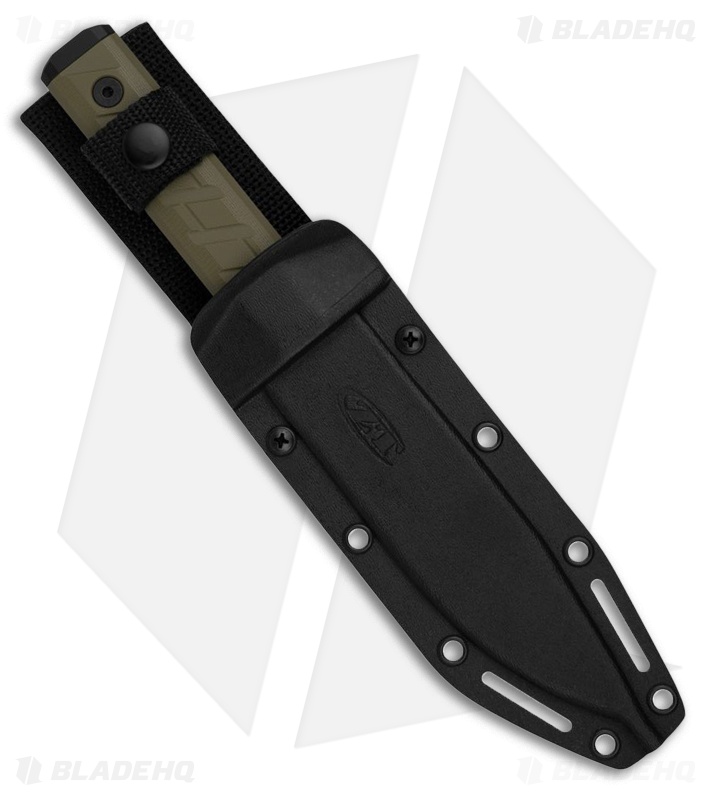 Zero Tolerance 6 Fixed Blade Knife OD Green G-10 (6" Tiger Stripe Camo 3V)