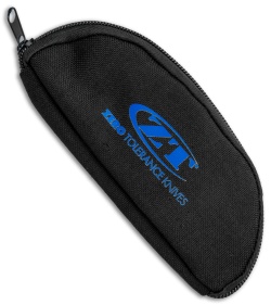 Zero Tolerance Zipper Sheath Knife Pouch w/ Fleece (Black)