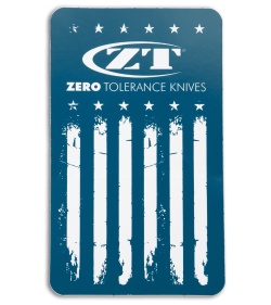 Zero Tolerance ZT USA Flag - Blue Decal