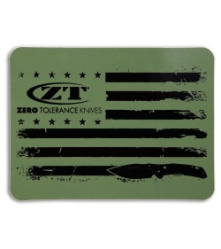 Zero Tolerance ZT USA Flag - Green Decal