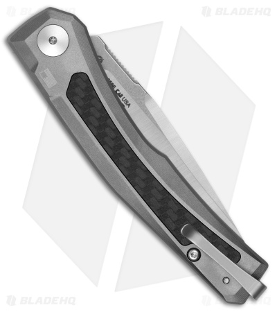 Zero Tolerance 0556 MagnaCut Automatic Knife Titanium/Carbon Fiber (3.4" Satin)