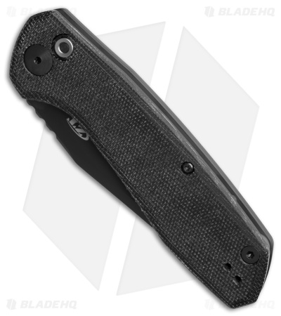 Zero Tolerance Auto Push Button Black Titanium (3.50" Black) 0512BLK 