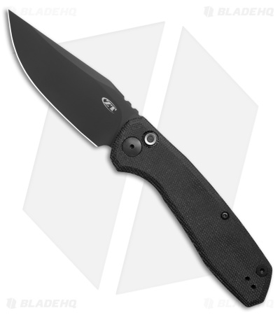 Zero Tolerance Auto Push Button Black Titanium (3.50" Black) 0512BLK 