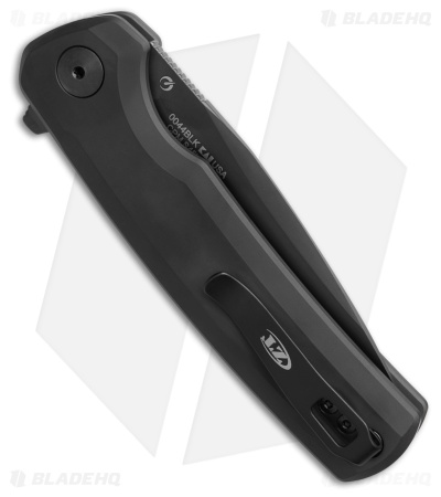 Zero Tolerance 0044 Button Lock Knife Black Titanium (3.25" Black) 0044BLK