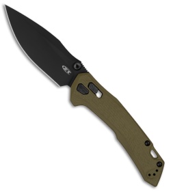 Zero Tolerance 0203 DuraLock Knife Olive G-10 (4&quot; Black PVD) ZT 0203 | 229103