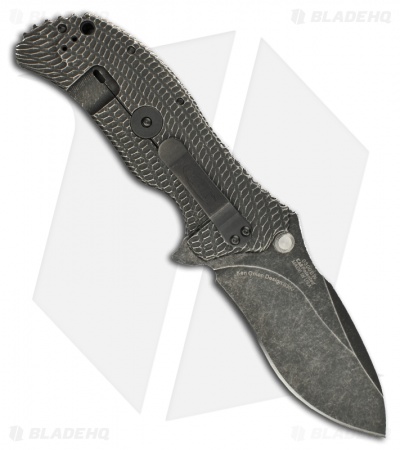 Zero Tolerance 0300BW Assisted Opening Knife (3.75" Blackwash) ZT