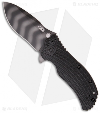 Zero Tolerance 0303 Assisted Opening Knife Black G-10 (3.75" Tiger Stripe) ZT