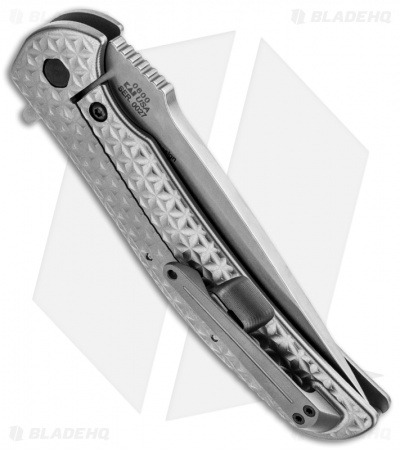Zero Tolerance 0600 RJ Martin Knife Carbon Fiber Flipper (4.25" Stone) ZT 0600