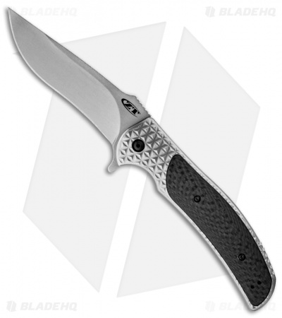 Zero Tolerance 0600 RJ Martin Knife Carbon Fiber Flipper (4.25" Stone) ZT 0600