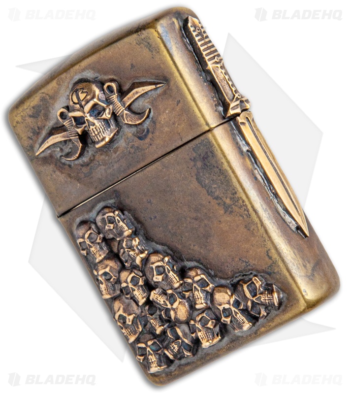 Bastinelli Creations Zippo Grozo Lighter Custom Blade HQ