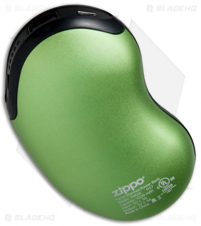 Zippo 6 Hour USB Rechargeable Hand Warmer (Green) Z4A16